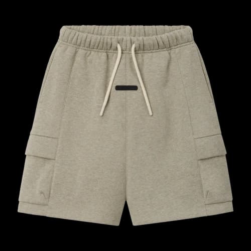 Fear of God Essentials Fleece Cargo Short 'Seal Heather'