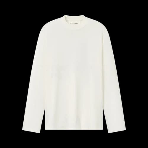 Fear of God Essentials Tri-Blend Classic Fit Long Sleeve Tee 'Ivory'