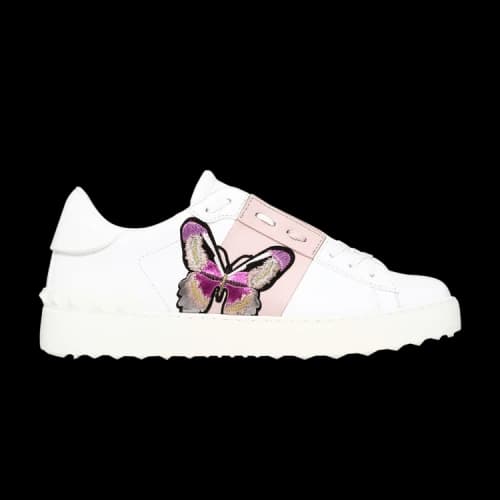 Valentino Open Sneaker 'Butterfly Embroidery' (Women's)