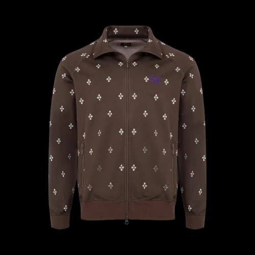 Needles Track Jacket Poly Jacquard 'Brown'
