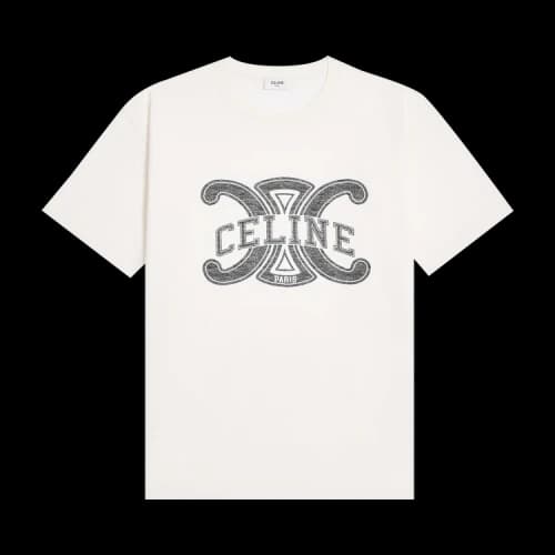 CELINE Loose T-Shirt 'Off White/Black'