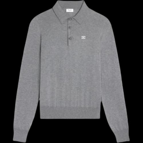 CELINE Long Sleeved Polo Jumper