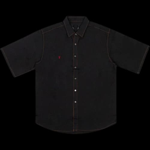 Vlone Short-Sleeve Button Up Black