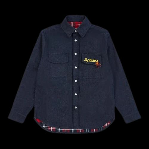 Sp5der Atlanta Downs Shirt 'Indigo'