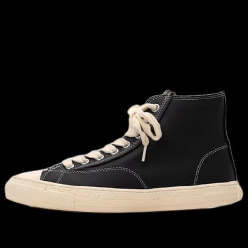Maison MIHARA YASUHIRO PAST Sole Leather High-top Sneaker 'Black'