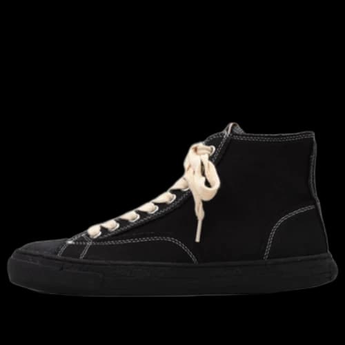 Maison MIHARA YASUHIRO PAST Sole Canvas High-top Sneaker 'Black'