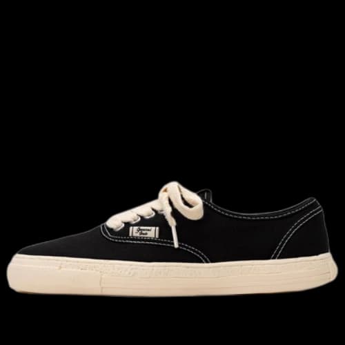 Maison MIHARA YASUHIRO PAST Sole 5 - Hole Canvas Low-top Sneaker 'Black'