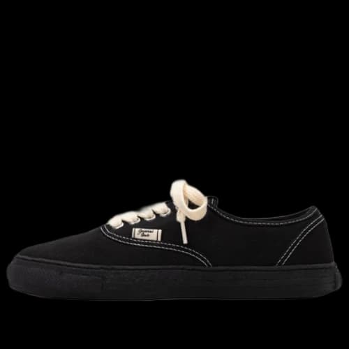 Maison MIHARA YASUHIRO PAST Sole 5 - Hole Canvas Low-top Sneaker 'Black'
