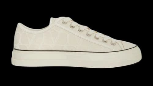 Valentino Toile Iconographe Sneakers Ivory