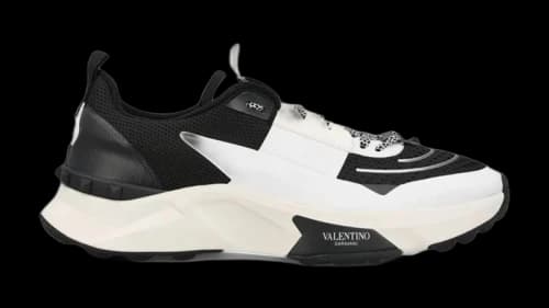 Valentino True Act Lace-Up Sneakers Black (Women's)