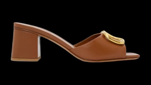 Valentino V Logo Signature Sandal Brown (Women's)