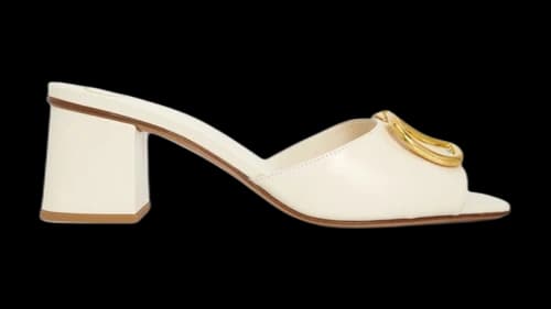 Valentino V Logo Signature Sandal Ivory (Women's)