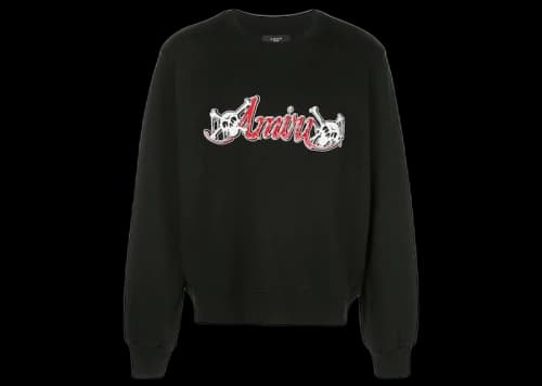 AMIRI Motley Crue Crewneck Black