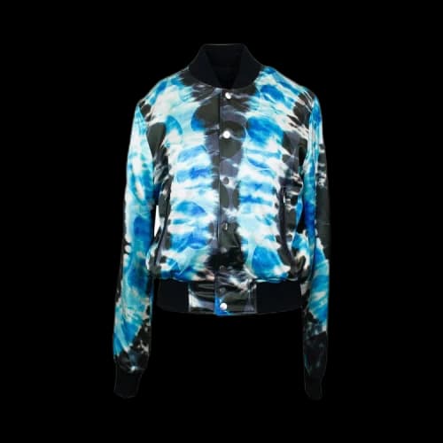 Amiri Hearts Tie Dye Bomber Jacket 'Blue'