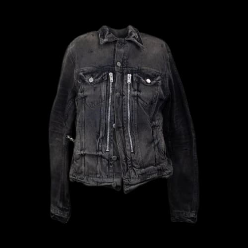 Amiri MX2 Trucker Jacket 'Black'
