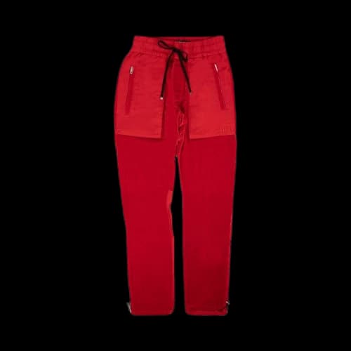 Amiri Velvet Commando Patch Pants 'Red'