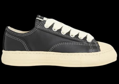 Maison Mihara Yasuhiro Trent Leather Low Black