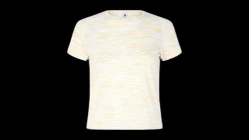 M Missoni Women's Space-Dyed Cotton T-shirt Beige