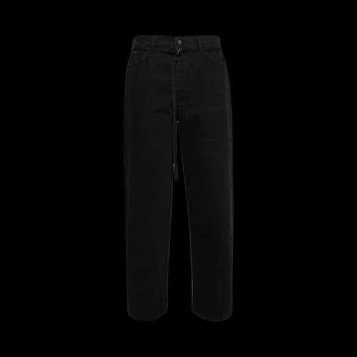 032C Down To Earth Wide Leg Jean 'Washed Black'