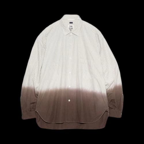 nanamica Regular Collar Wind Shirt 'Beige'