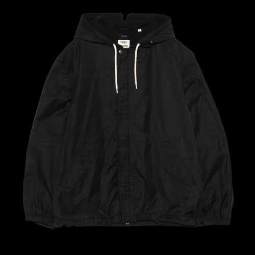 nanamica Nylon Twill Hooded Jacket 'Black'
