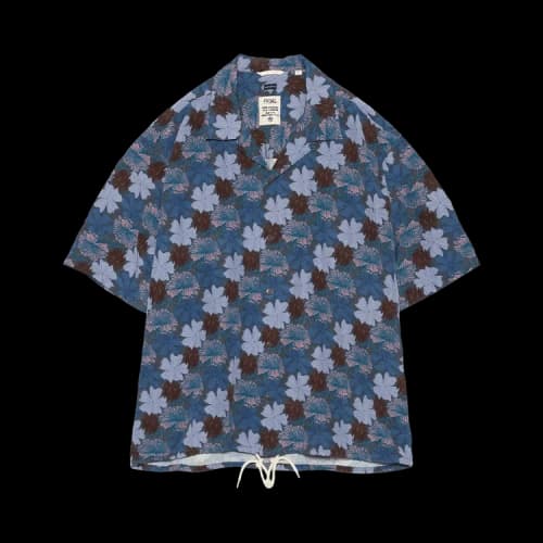 nanamica Nanaloha Short-Sleeve Shirt 'Navy'