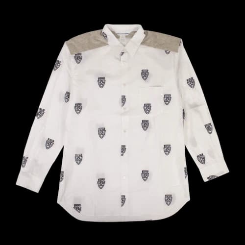Comme des Garçons SHIRT Mask Long-Sleeve Poplin Shirt 'White'