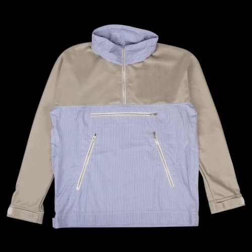 Comme des Garçons SHIRT Striped Coat 'Grey'