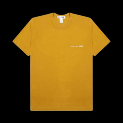 Comme des Garçons SHIRT Logo Tee 'Yellow'