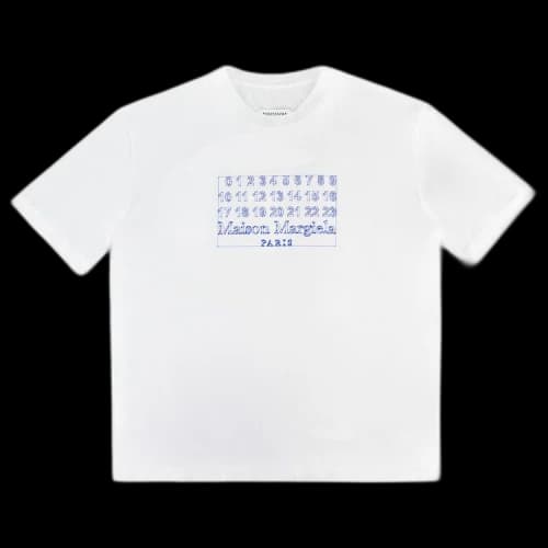 Maison Margiela Clipping Path T-Shirt 'White/Blue'