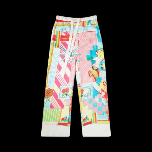 Loewe Doll House Drawstring Trousers 'Multicolor'