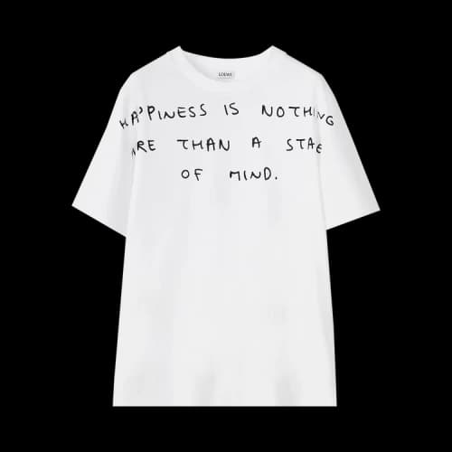 Loewe Words Print T-Shirt 'White'