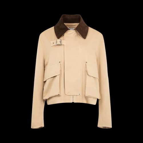 Loewe Short Parka 'Beige'