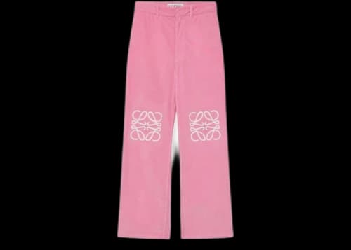 LOEWE Baggy Trousers in Cotton Candy