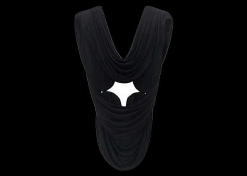LOEWE Draped Viscose Top Black