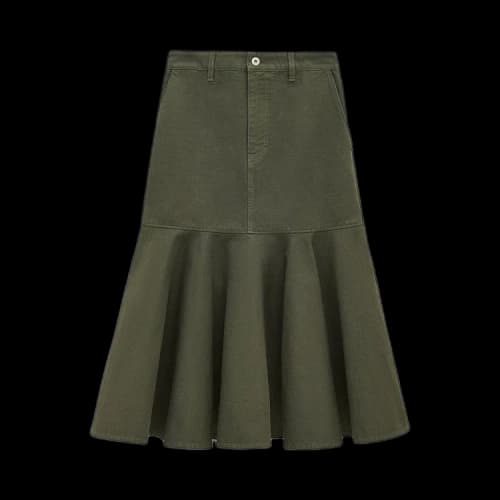 Loewe Skirt 'Khaki Green'