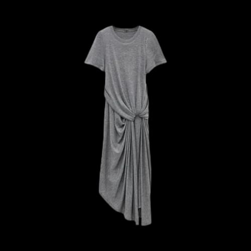 Loewe Draped Dress 'Anthracite'