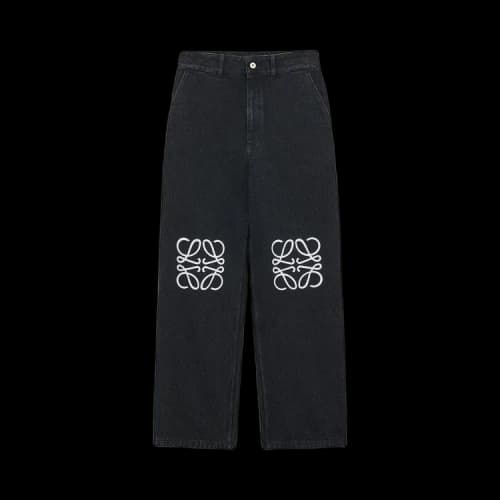 Loewe Anagram Baggy Jeans 'Black'