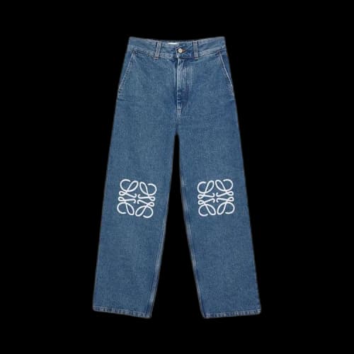 Loewe Anagram Baggy Jeans 'Blue'