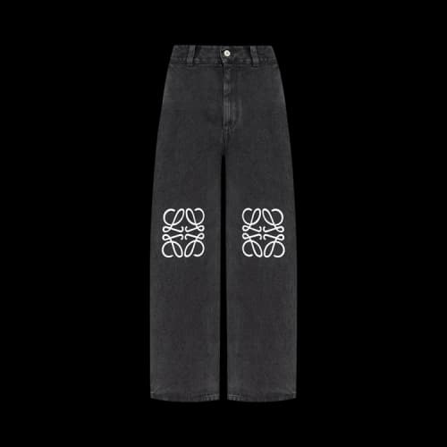 Loewe Anagram Baggy Jeans 'Black'