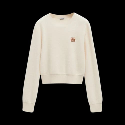 Loewe Anagram Sweater 'Ecru'