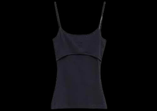 LOEWE Anagram Strappy Cotton Top Ocean Blue