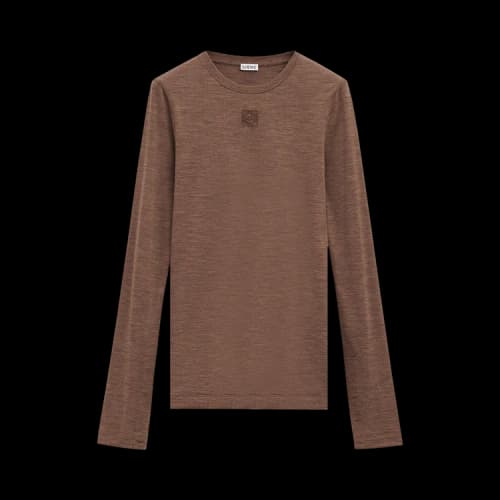 Loewe Long-Sleeve Top 'Chocolate Brown'