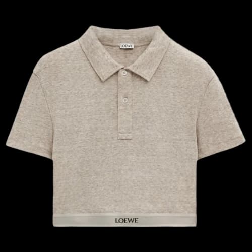Loewe Cropped Polo 'Beige'