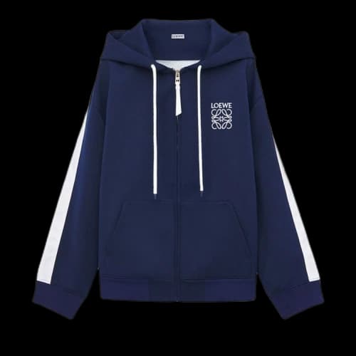 Loewe Hooded Tracksuit Jacket 'Marine'