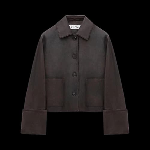 Loewe Turn-Up Jacket 'Brown'