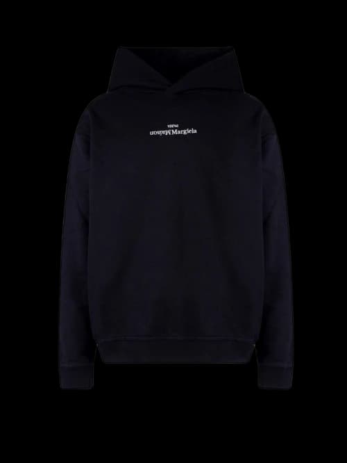 Maison Margiela Man Cotton Sweatshirt Black