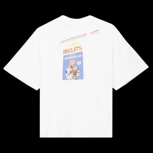 MM6 Maison Margiela Lucky Biscuits Oversize Tee 'White'