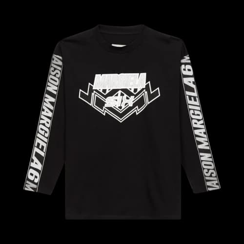 MM6 Maison Margiela Oversize Long-Sleeve Tee 'Black'