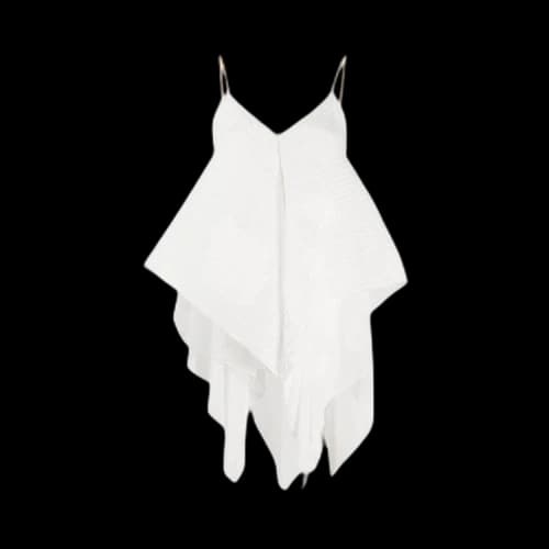 Loewe Tank Pleated Top 'White'